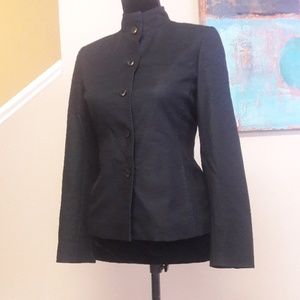 Petite Sophisticate Stretch / Navy Denim/ Blazer